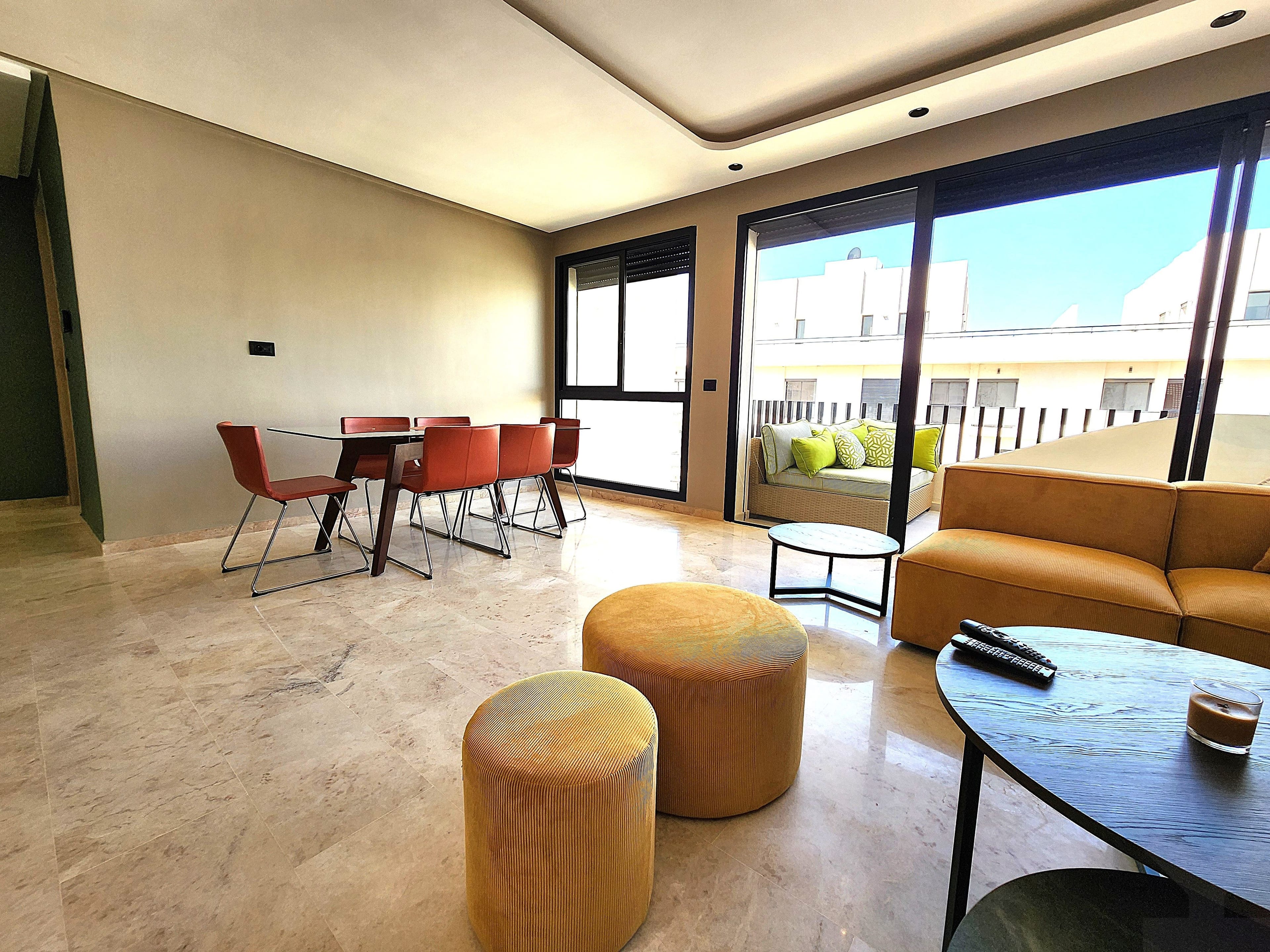Apartment 3CH Ain Diab - Terrasse, Piscine, Design Contemporain — Autres