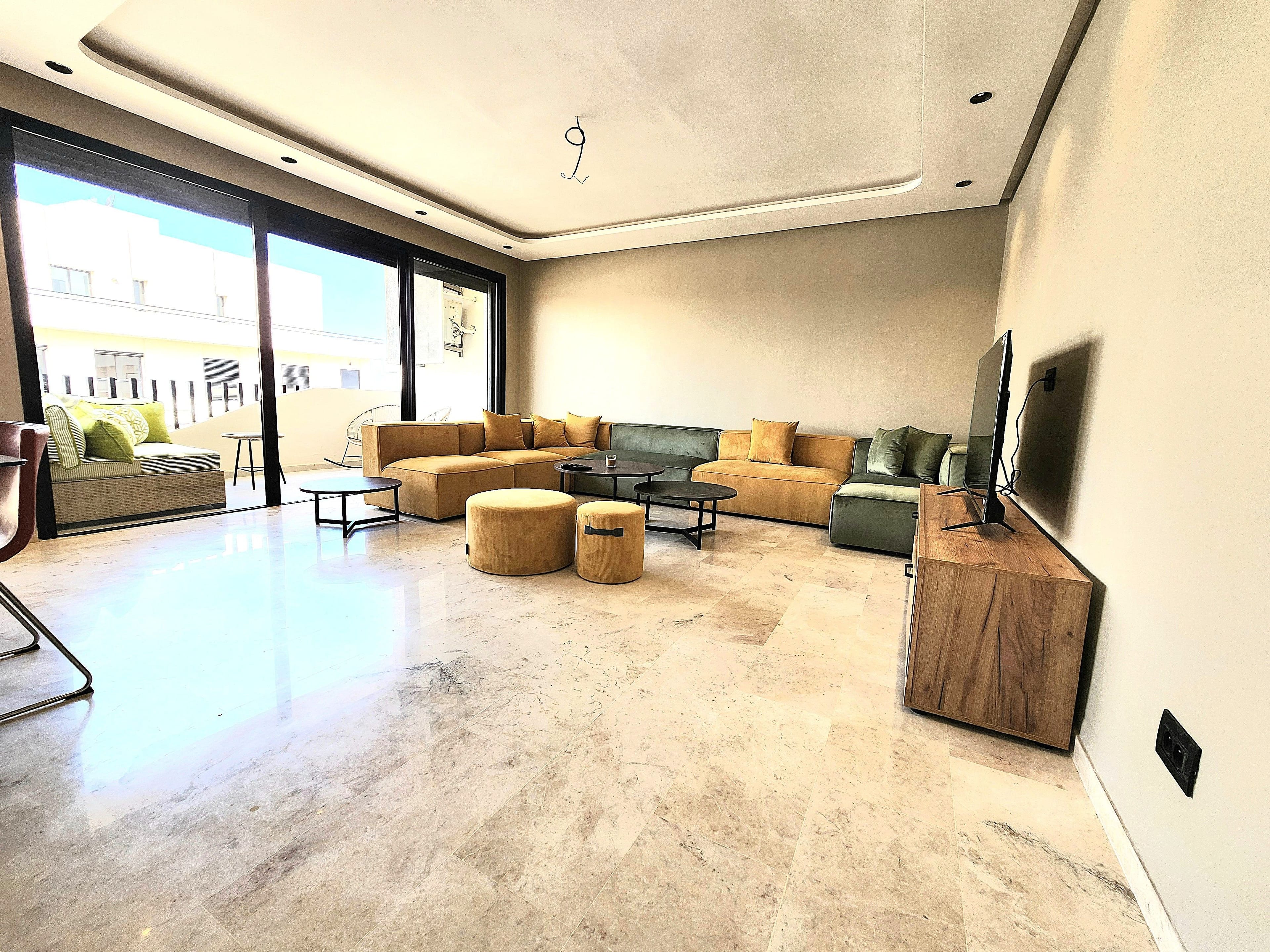 Apartment 3CH Ain Diab - Terrasse, Piscine, Design Contemporain — Autres