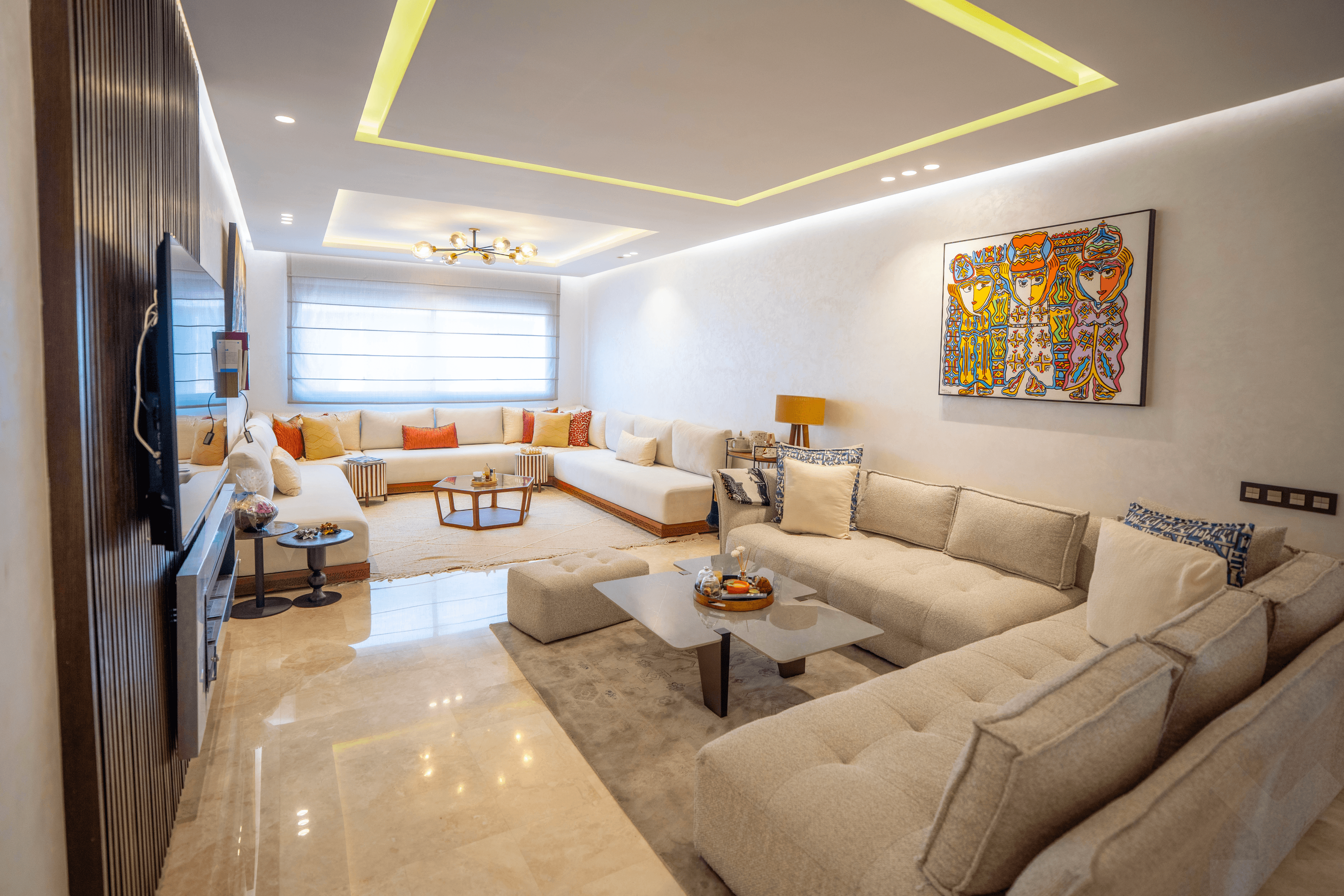 شقة 3 غرف | الضيعة البريتونية | تصميم معاصر وإطلالة على المدينة