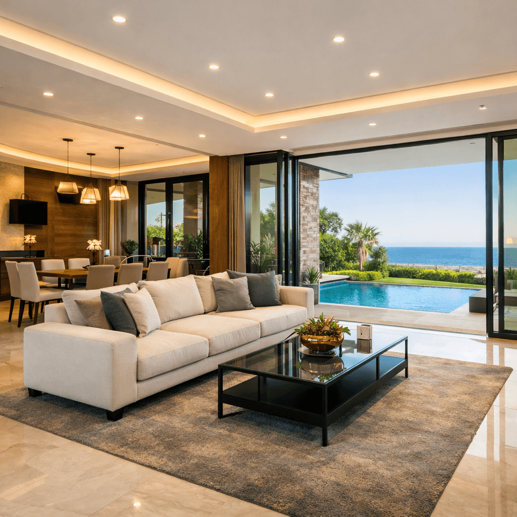 Villa vue océan — Séjour