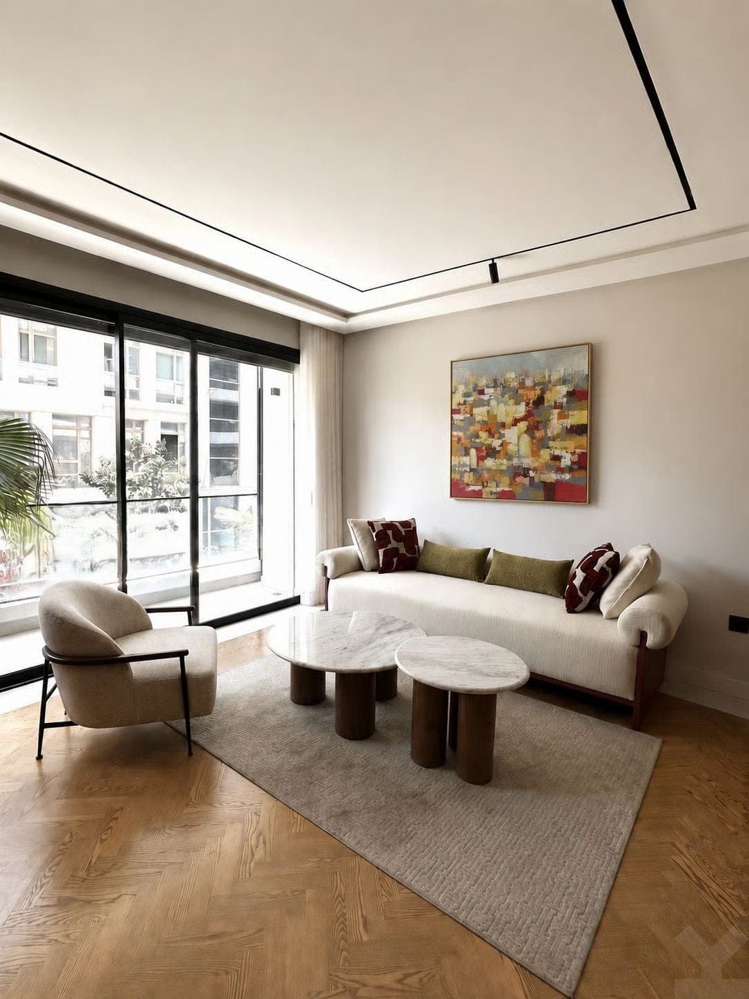 1-Bed Cil Apartment - Contemporary Design, City Views, 66m² — Other
