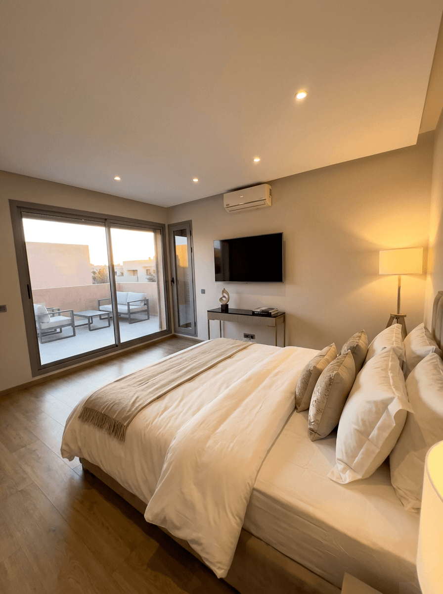 Villa lumineuse — Chambres