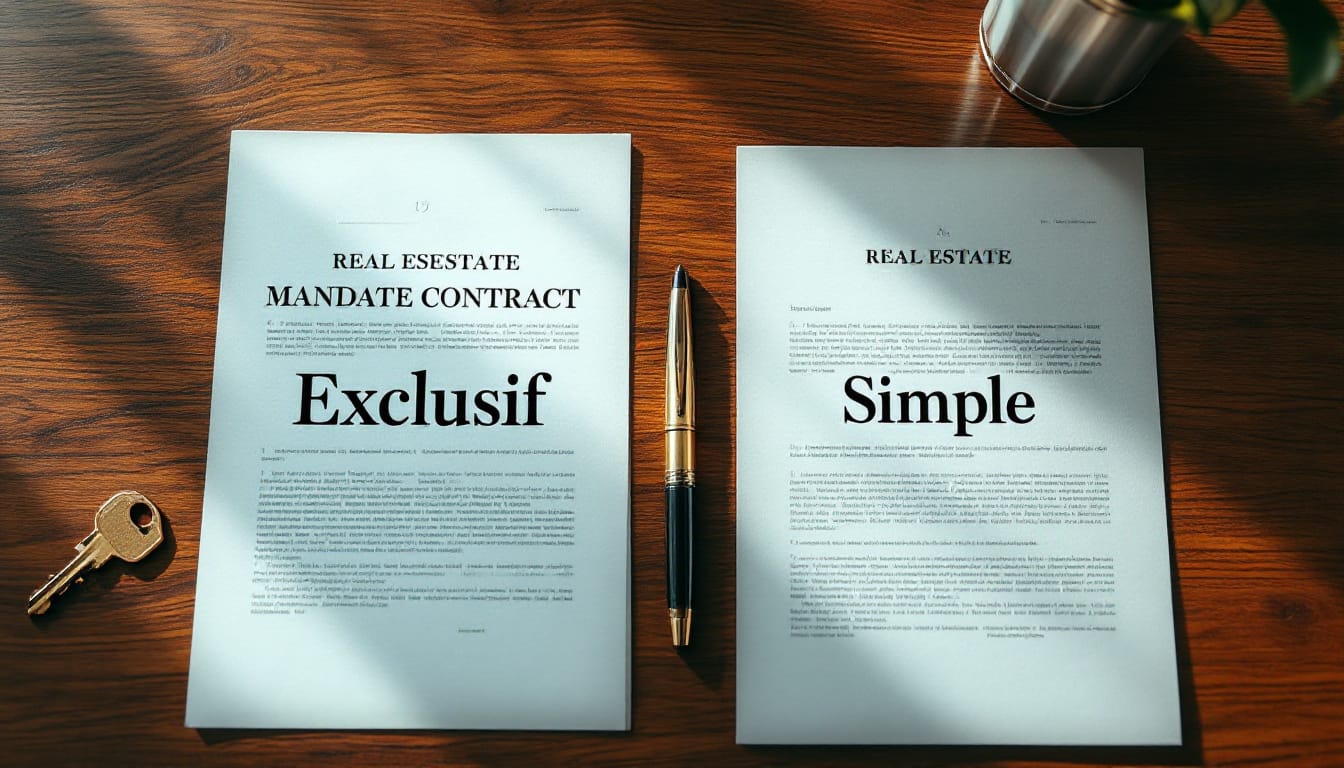 Mandat exclusif ou simple au Maroc : lequel choisir pour vendre plus vite ?